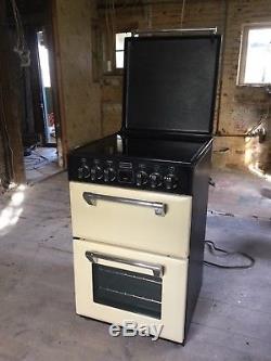 Stoves Richmond550e Free Standing Electric Cooker, Double Oven Ceramic Hob Cream