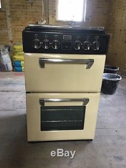 Stoves Richmond550e Free Standing Electric Cooker, Double Oven Ceramic Hob Cream