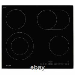 Stoves SEH602SCTC 59cm 4 Burners Ceramic Hob Touch Control Black