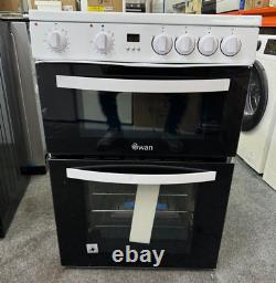 Swan SX16730W 60cm Wide Double Oven Electric Cooker with Ceramic Hob White -EH25