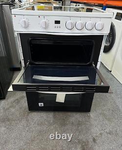 Swan SX16730W 60cm Wide Double Oven Electric Cooker with Ceramic Hob White -EH25