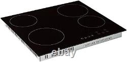 TCH601 60cm Electric Ceramic Hob Cooktop with 4 Cooking Zones, Built-in Worktop