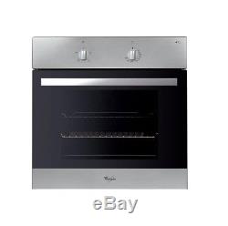 Whirlpool 60cm Built-in Oven, Cookology Ceramic Hob & Curved Glass Hood Pack