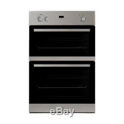 Whirlpool AKZ162/02/IX Built In Double Oven & Cookology CET600 Ceramic Hob Pack