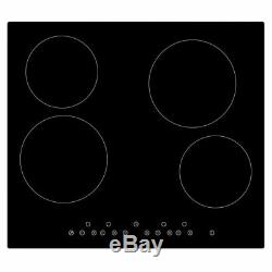 Whirlpool AKZ162/02/IX Built In Double Oven & Cookology CET600 Ceramic Hob Pack