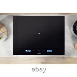 Whirlpool SMP658C/BT/IXL 65cm Flexi-Zone Induction Hob, Slider Controls, Timers