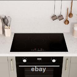 Willow 77cm Ceramic Hob Touch Control Hardwired with 5 Cooking Zones WCH77T