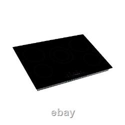 Willow 77cm Ceramic Hob Touch Control Hardwired with 5 Cooking Zones WCH77T