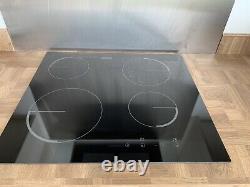 ZANUSSI ZEV6240FBA Electric Ceramic Hob Black Used For 1 Month Rrp £239
