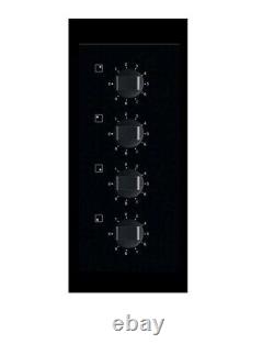 Zanussi 60cm 4 Zone Ceramic Hob with Knob Controls ZHRN640K