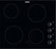 Zanussi Ceramic Hob Z6114iok Graded 60cm Black Glass 4 Burner (wi-1061)