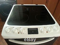 Zanussi Electric cooker ZCV46330WA Free Standing 55cm ceramic hob