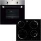 Zanussi Stainless Steel Electric Fan Oven And Ceramic Hob Pack Cooker