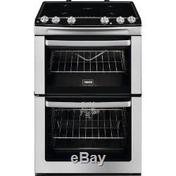 Zanussi ZCI660EXC Freestanding A Rated 60cm Double Oven Electric Induction Hob