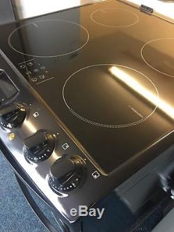 Zanussi ZCI68300BA 60cm Electric Double Oven Cooker & Induction Hob Black