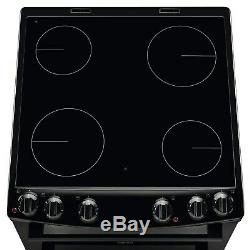 Zanussi ZCV66050BA 60cm Double Oven Electric Cooker With Ceramic Hob ZCV66050BA
