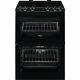 Zanussi Zcv66050ba Free Standing A/a Electric Cooker With Ceramic Hob 60cm