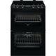 Zanussi Zcv66250ba Free Standing A/a Electric Cooker With Ceramic Hob 60cm