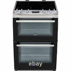 Zanussi ZCV66250BA Free Standing A/A Electric Cooker with Ceramic Hob 60cm