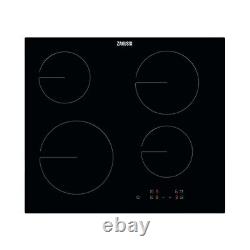 Zanussi ZHRN641K Refurbished 60cm 4 Zone Ceramic Hob Black A1/ZHRN641K