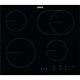 Zanussi Zhrn673k Ceramic Hob 60cm Four Zone Black