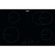 Zanussi Zhrn883k 78cm 4 Burners Ceramic Hob Touch Control Black