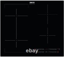 Zanussi ZIFN644K 59cm 4 Burners Induction Hob Touch Control + 1 Year Warranty