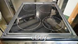 Zanussi ZKC5030X Fan Assisted Electric Double Oven Cooker With Ceramic Hob