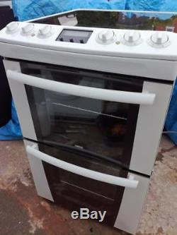 Zanussi fan assisted electric cooker with ceramic hob 60cm